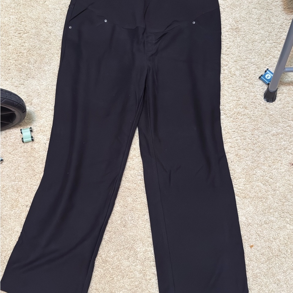 Black Maternity Pants 5 Bundle - image 3